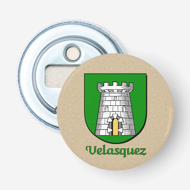 Décapsuleur Velasquez Armoiries héraldiques sur le parchemin S (Devant)