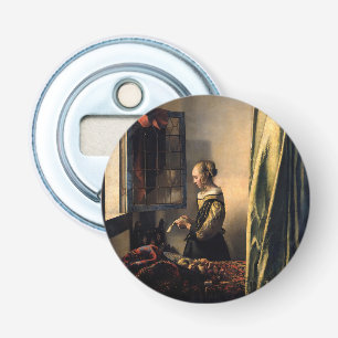 Décapsuleur Vermeer - Fille lisant une lettre à une fenêtre ou
