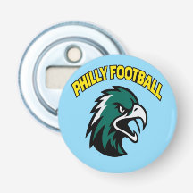 Vêtements de fan de football de Philly avec mascot