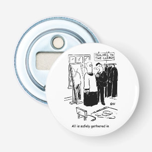 Décapsuleur Vicar a une caricature de l'église cassock Fitting