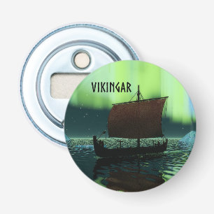Décapsuleur Viking Navire Et Lumières Du Nord