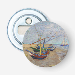 Décapsuleur Vincent van Gogh - Bateaux de pêche sur la plage
