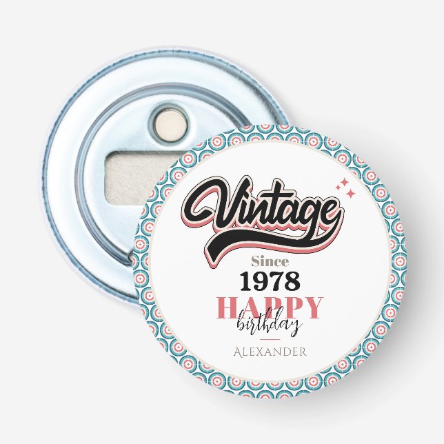 Décapsuleur Vintage depuis - 1978 (Devant)