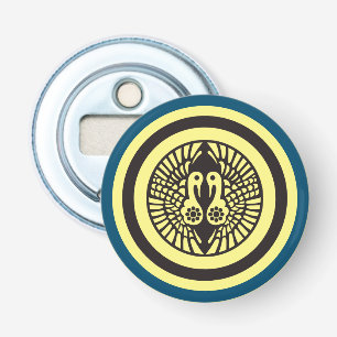 Décapsuleur Vintage Gris Jaune Ikko Ikki Japon Mon Oriental