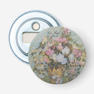 Décapsuleur Vintage Van Gogh Vase avec Roses