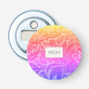 Décapsuleur Vintage William Morris Arc-en-ciel Monogramme bota