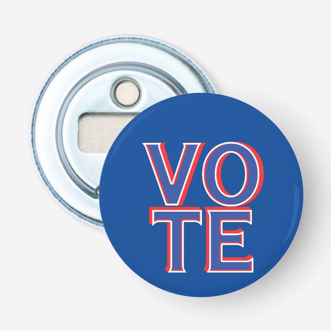 Décapsuleur Vote Campagne politique Marchandises (Devant)