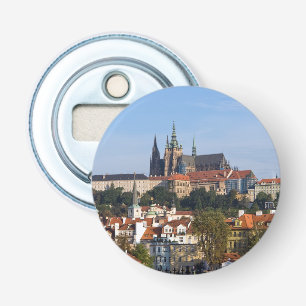 Décapsuleur Vue de la vieille ville et du château de Prague, R