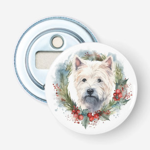 Décapsuleur West Highland White Terrier Wire de Noël