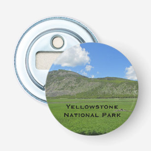 Décapsuleur Yellowstone Green Grass Field Photo Parc national