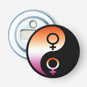 Décapsuleur Ying yang Lesbian Pride