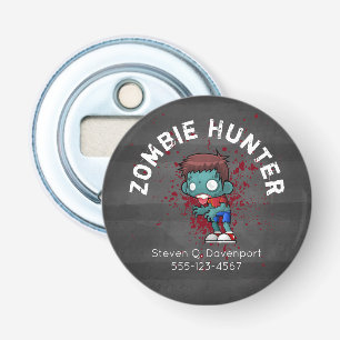 Décapsuleur Zombie Hunter with Blood Splatter Creepy