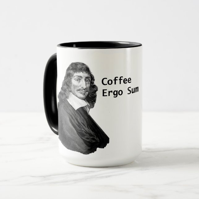 Decartes Kaffee-ergo Summe Tasse (Vorderseite Links)