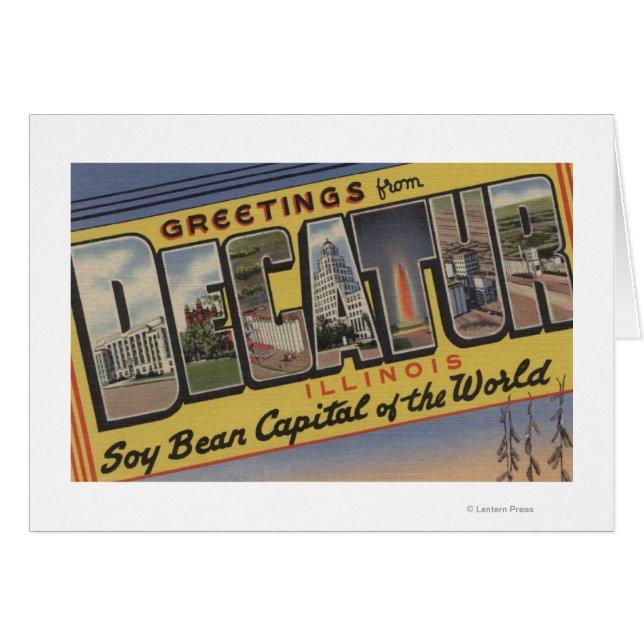 Decatur, Illinois (Sojabohnen-Hauptstadt) (Vorderseite (Horizontal))