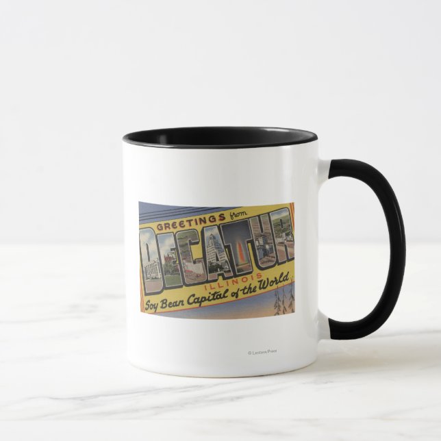 Decatur, Illinois (Sojabohnen-Hauptstadt) Tasse (Rechts)