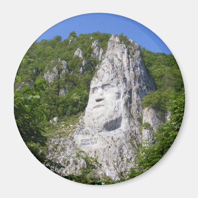 Decebalus Head Magnet (Vorne)