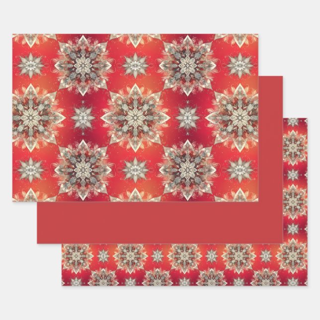 December Snowflakes  Geschenkpapier Set (Set)