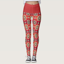 December Snowflakes  Leggings