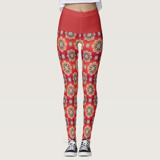 December Snowflakes  Leggings (Vorderseite)