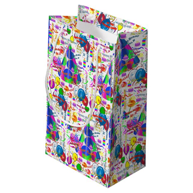 Décembre, 26 Anniversaire Cadeau Sac (Dos Angle)