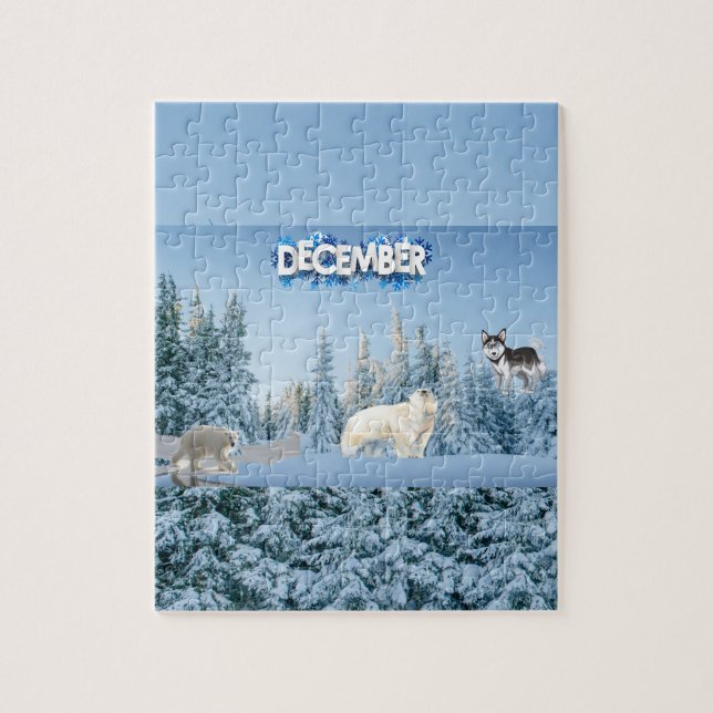Décembre Jigsaw Puzzle (Vertical)