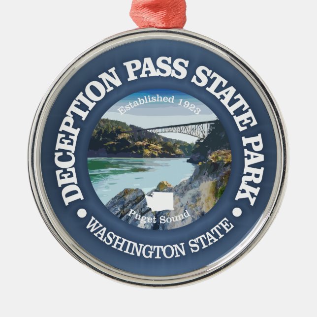 Deception Pass SP Ornament Aus Metall (Vorne)
