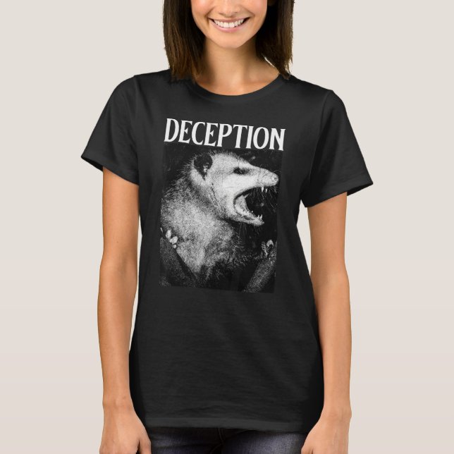 Deception Possum Opossum T-Shirt (Vorderseite)