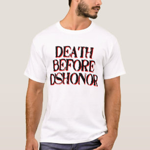 Décès avant le déshonorant T-shirt