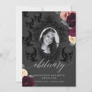 Décès de ma carte de décès pour la jeunesse