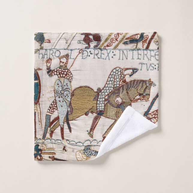 Décès du roi Harold (Tapisserie de Bayeux) (Gant de toilette)