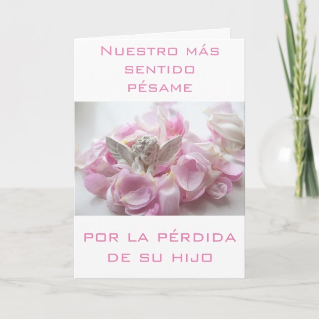 décès par carte espagnole (Devant)