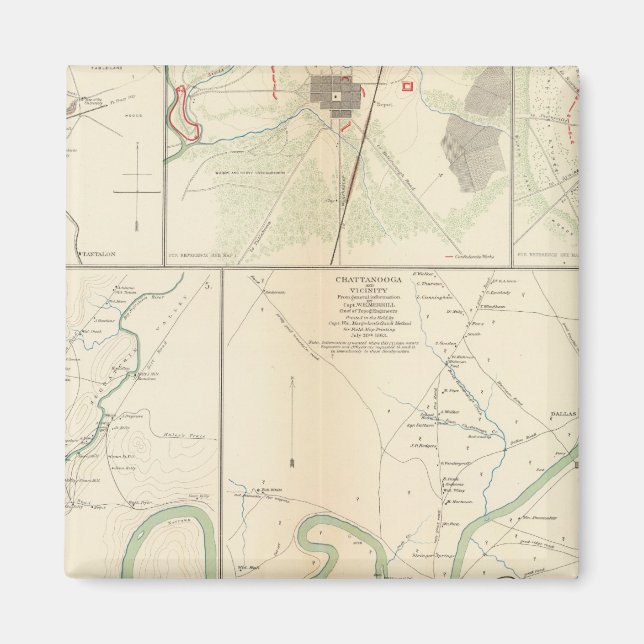 Decherd, Manchester, Tullahoma, Jasper Magnet (Vorne)