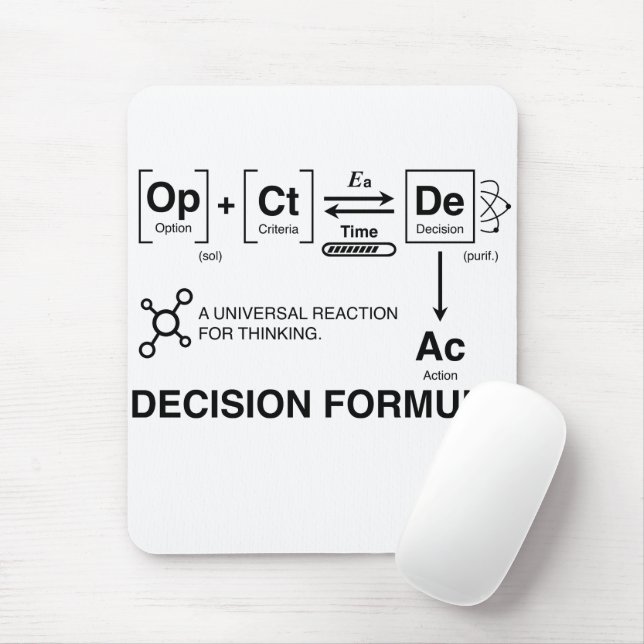 DECISION_FORMULA MOUSEPAD (Mit Mouse)