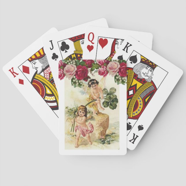 Deck de cartes de jeu de St. Patrick (dos)