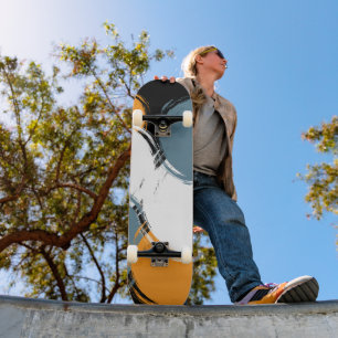 Deck de skateboard Black Emerald Orange Fusion