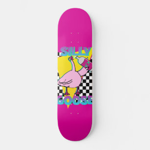 Deck de skateboard rose Vintage 80s Silly Goose