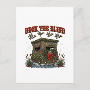 Deck die Blinde Camo Entenjagd Weihnachten 