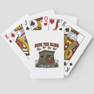 Deck die Blinde Camo Entenjagd Weihnachten  Spielkarten