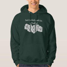 Deck die Hallen mit Poodles unisex hoodie