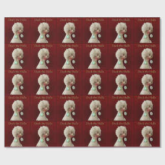 Deck die Halls Hühnergeschenk-Wrap Geschenkpapier