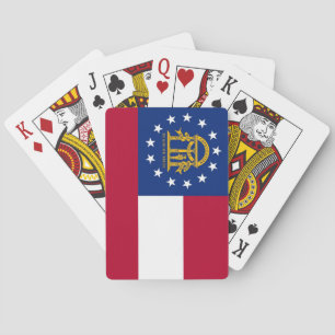Deck Playing Cards with Flag of Georgia Spielkarten