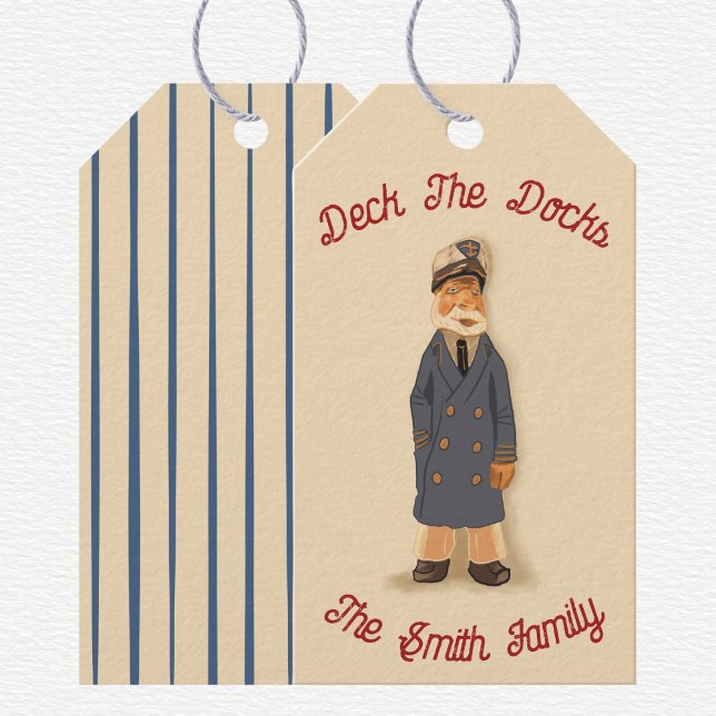 Deck The Docks Weihnachten  Geschenkanhänger (Von Creator hochgeladen)