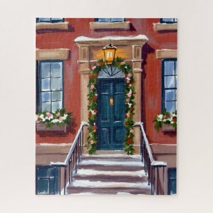 Deck the Halls   City-Weihnachten Brownstone