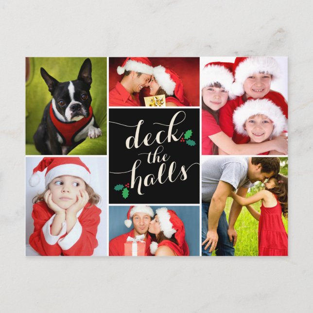 DECK THE HALLS | Feiertagspostkarte (Vorderseite)