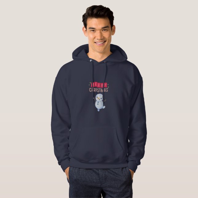 Deck the Halls: Frohe Weihnachtsfeier" Hoodie (Vorne ganz)
