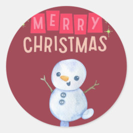 Deck the Halls: Frohe Weihnachtsfeier" Runder Aufkleber
