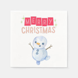 Deck the Halls: Frohe Weihnachtsfeier" Serviette