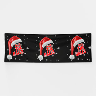 Deck The Halls Schnee Kollektion 4x12 Vinyl Banner