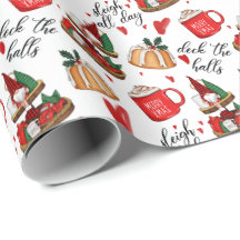 Deck Weihnachtswrapping Paper