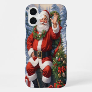 Deck Your Tech: Weihnachts-Hintergrundbild 2026 iPhone 16 Plus Hülle